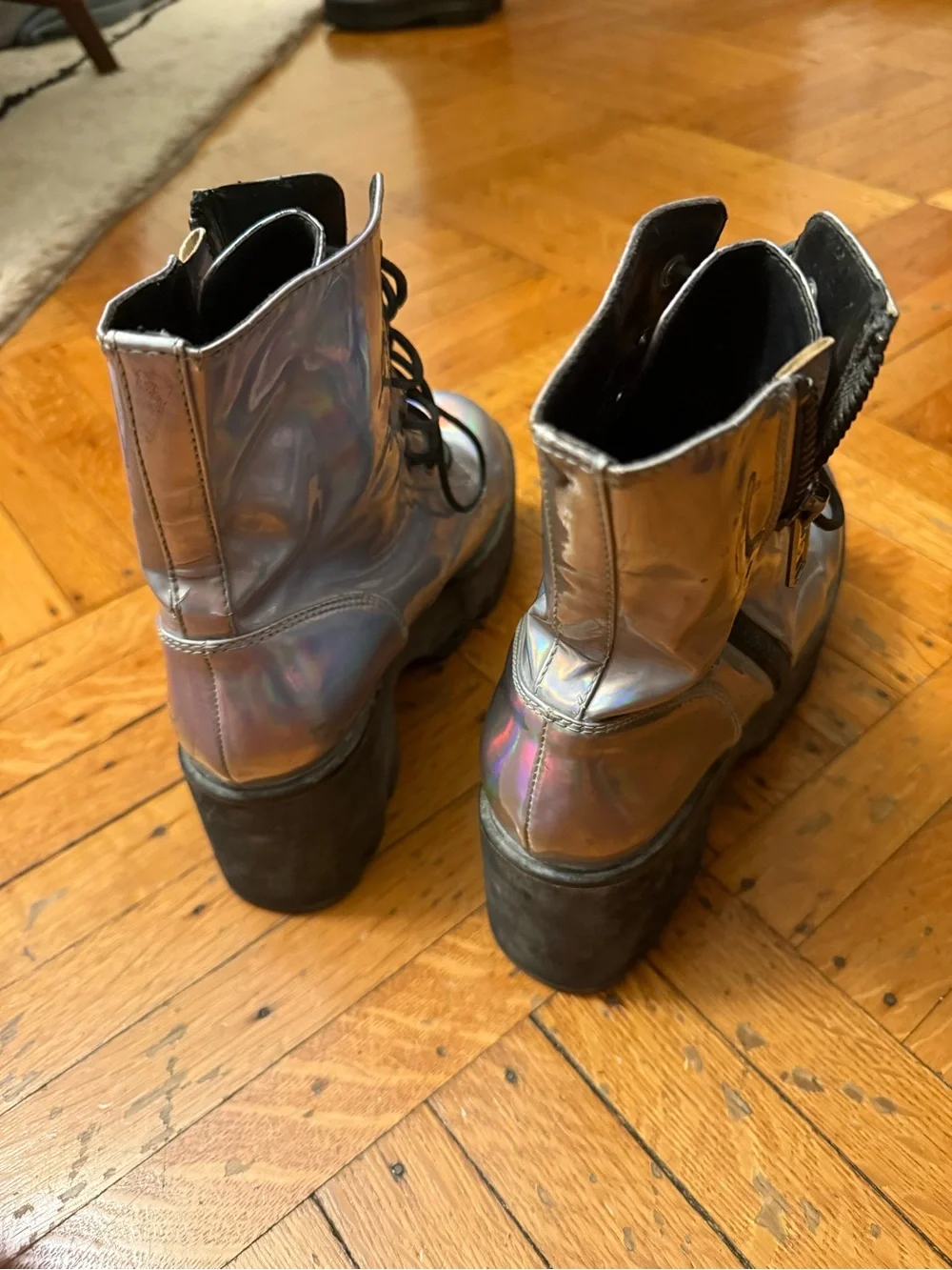 Current Mood iridescent holographic